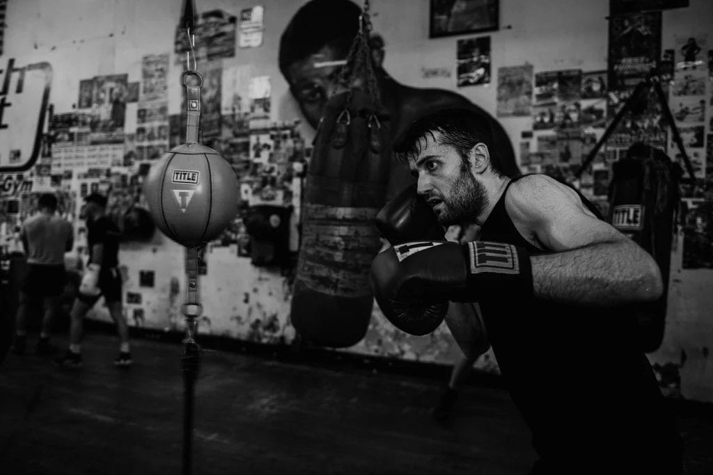 Man boxing at Church Street Boxing Gym